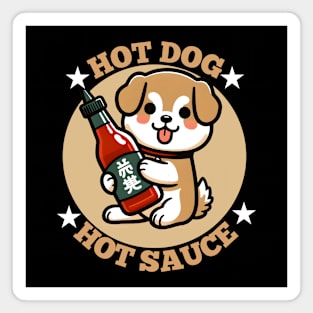 Hot sauce dog Magnet